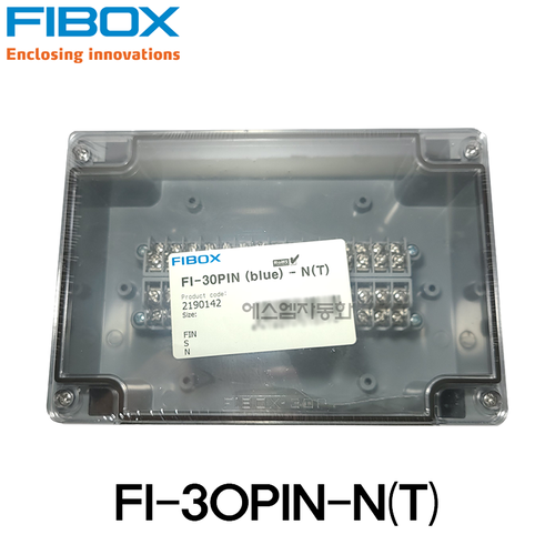 [Fibox] FI-30PIN-N(T) (투명커버 플라스틱 핀박스, 단자박스)