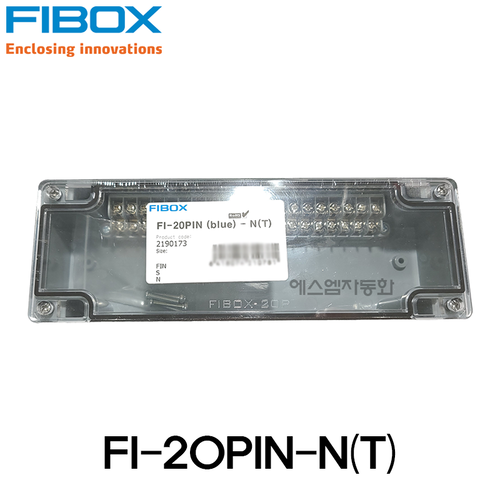 [Fibox] FI-20PIN-N(T) (투명커버 플라스틱 핀박스, 단자박스)