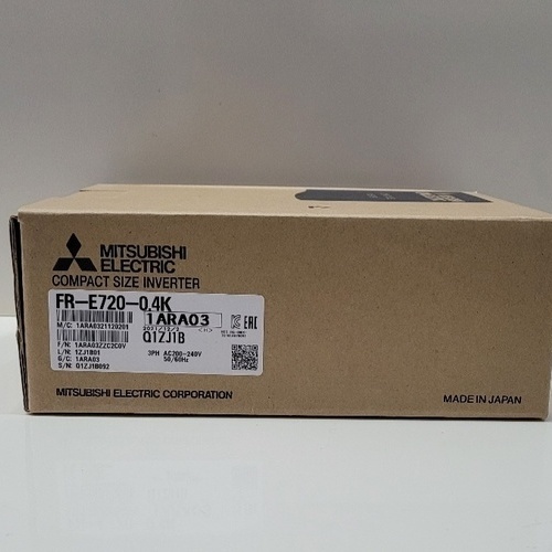 [정품 / 신품 / 재고 8개]  미쯔비시 인버터   FR-E720-0.4K (400W)    